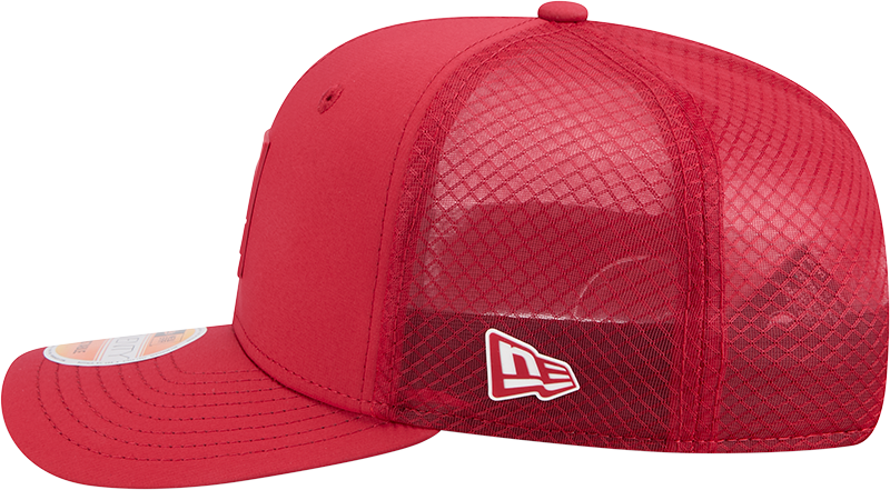 Men's Arizona Cardinals New Era Red 2025 Sideline 9SEVENTY Trucker Adjustable Hat - Pro Jersey Sports