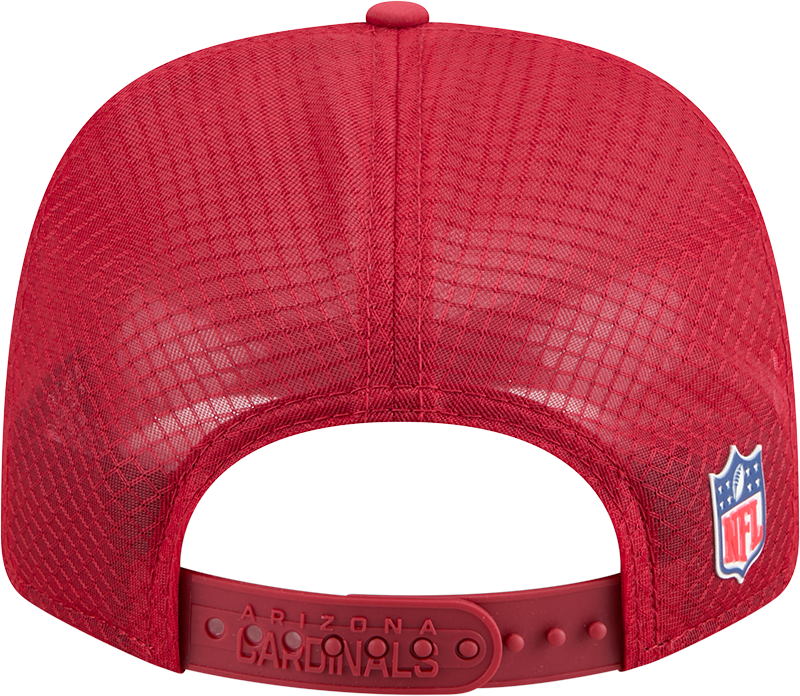 Men's Arizona Cardinals New Era Red 2025 Sideline 9SEVENTY Trucker Adjustable Hat - Pro Jersey Sports