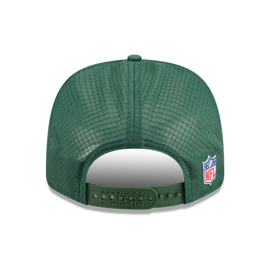 Men's Green Bay Packers New Era Green 2025 NFL Sideline Heat 9SEVENTY Adjustable Hat - Pro Jersey Sports