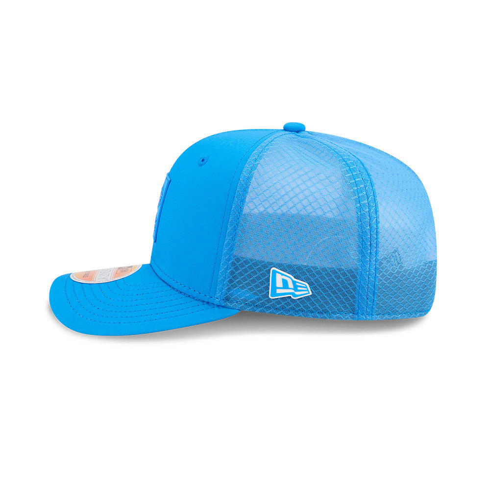 Men's Detroit Lions New Era Blue 2025 NFL Sideline Heat 9SEVENTY Adjustable Hat - Pro Jersey Sports