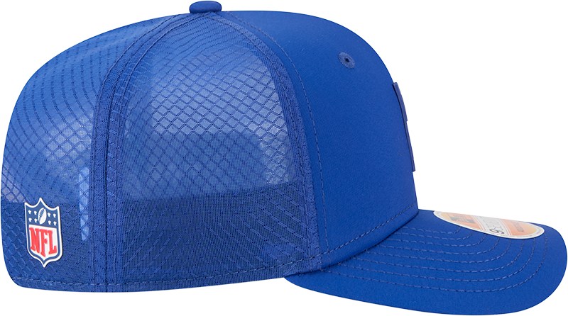Men's New York Giants New Era Blue 2025 Sideline 9SEVENTY Trucker Adjustable Hat - Pro Jersey Sports