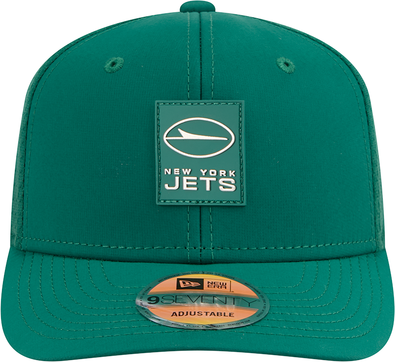Men's New York Jets New Era Green 2025 Sideline 9SEVENTY Trucker Adjustable Hat - Pro Jersey Sports