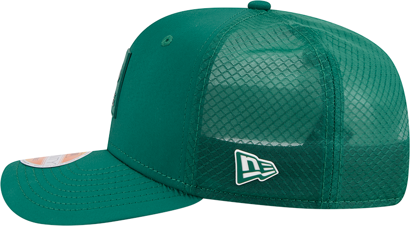 Men's New York Jets New Era Green 2025 Sideline 9SEVENTY Trucker Adjustable Hat - Pro Jersey Sports