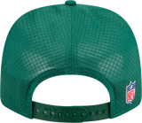 Men's New York Jets New Era Green 2025 Sideline 9SEVENTY Trucker Adjustable Hat - Pro Jersey Sports