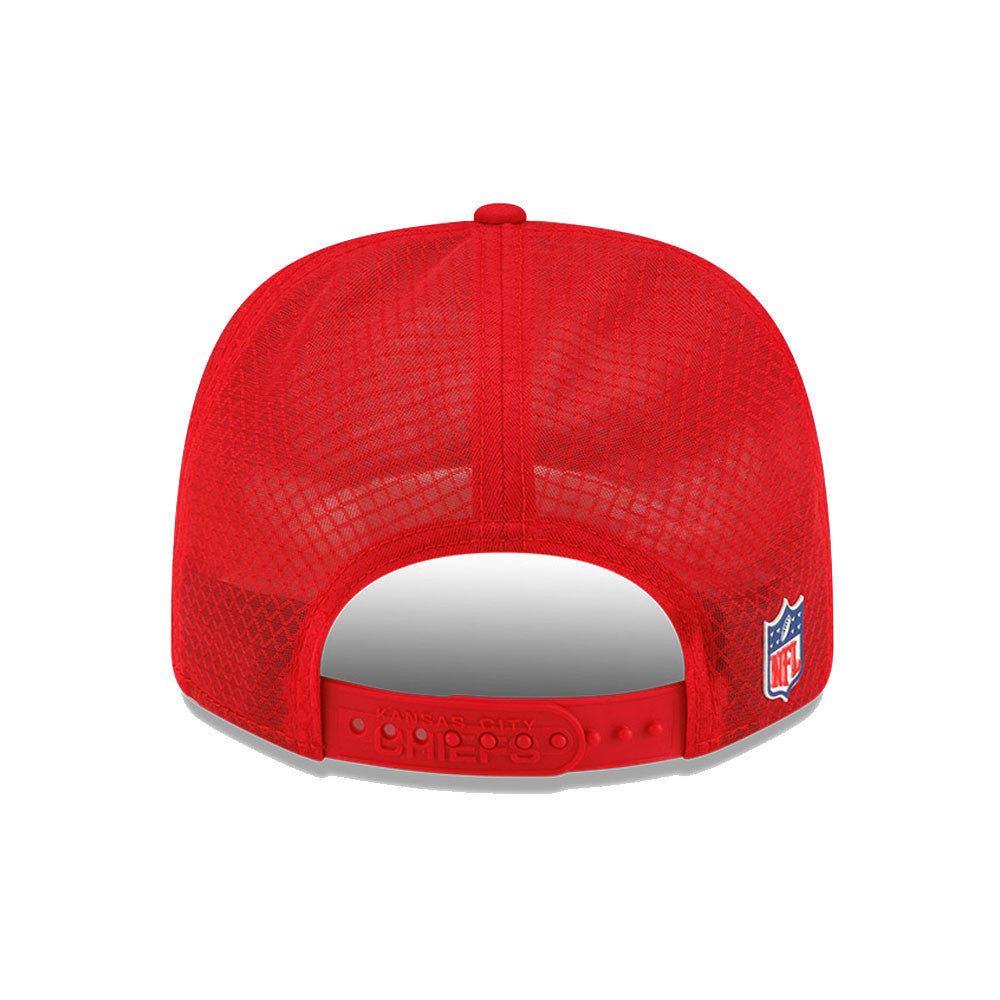 Men's Kansas City Chiefs New Era Red 2025 NFL Sideline Heat 9SEVENTY Adjustable Hat - Pro Jersey Sports