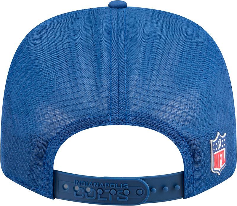 Men's Indianapolis Colts New Era Blue 2025 Sideline 9SEVENTY Trucker Adjustable Hat - Pro Jersey Sports