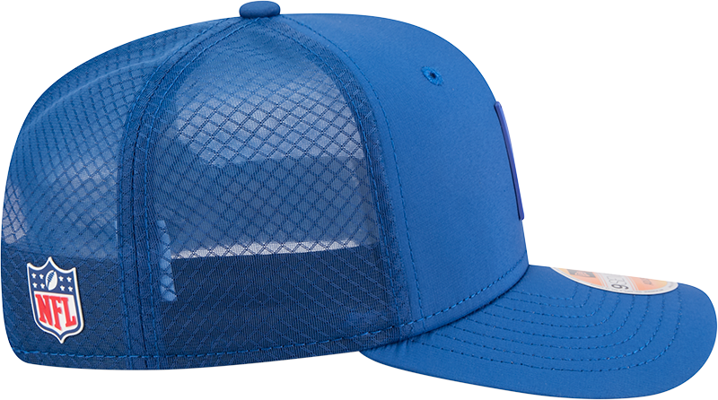 Men's Indianapolis Colts New Era Blue 2025 Sideline 9SEVENTY Trucker Adjustable Hat - Pro Jersey Sports