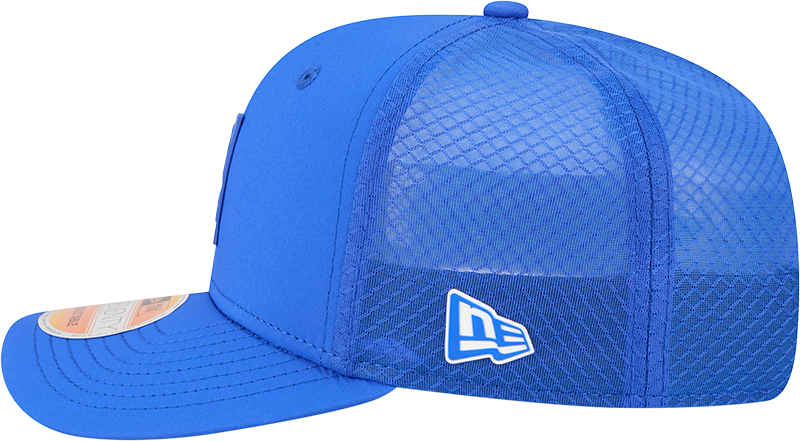 Men's Los Angeles Rams New Era Royal 2025 Sideline 9SEVENTY Trucker Adjustable Hat - Pro Jersey Sports