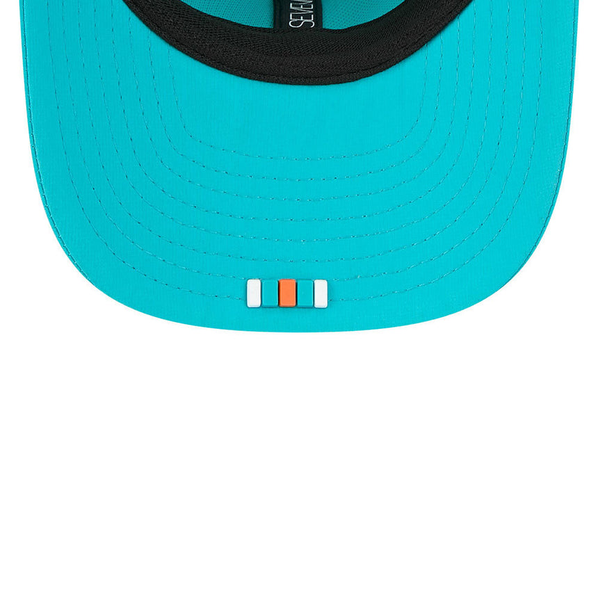 Men's Miami Dolphins New Era Aqua 2025 NFL Sideline Heat 9SEVENTY Adjustable Hat - Pro Jersey Sports