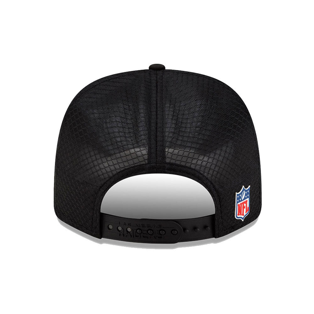Men's Las Vegas Raiders New Era Black 2025 NFL Sideline Heat 9SEVENTY Adjustable Hat - Pro Jersey Sports