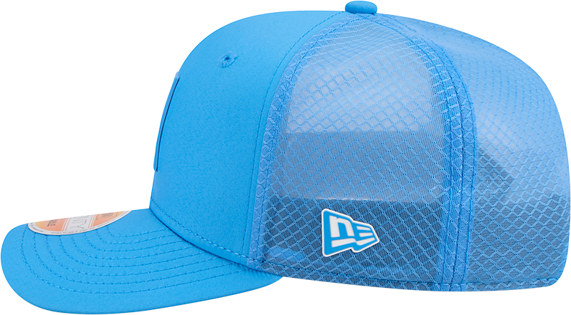 Men's Los Angeles Chargers New Era Blue 2025 Sideline 9SEVENTY Trucker Adjustable Hat - Pro Jersey Sports