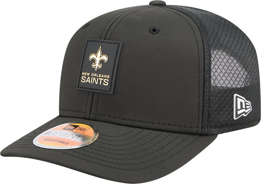 Men's New Orleans Saints New Era Blue 2025 Sideline 9SEVENTY Trucker Adjustable Hat - Pro Jersey Sports