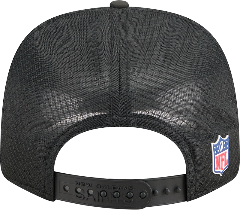 Men's New Orleans Saints New Era Blue 2025 Sideline 9SEVENTY Trucker Adjustable Hat - Pro Jersey Sports