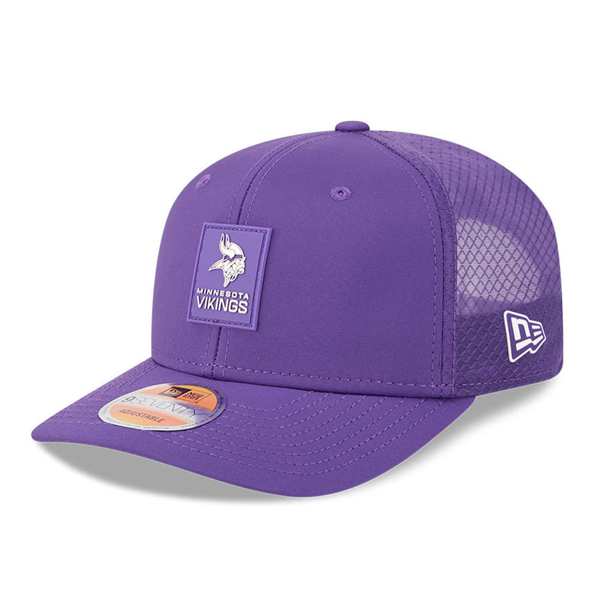 Men's Minnesota Vikings New Era Purple 2025 NFL Sideline Heat 9SEVENTY Adjustable Hat - Pro Jersey Sports