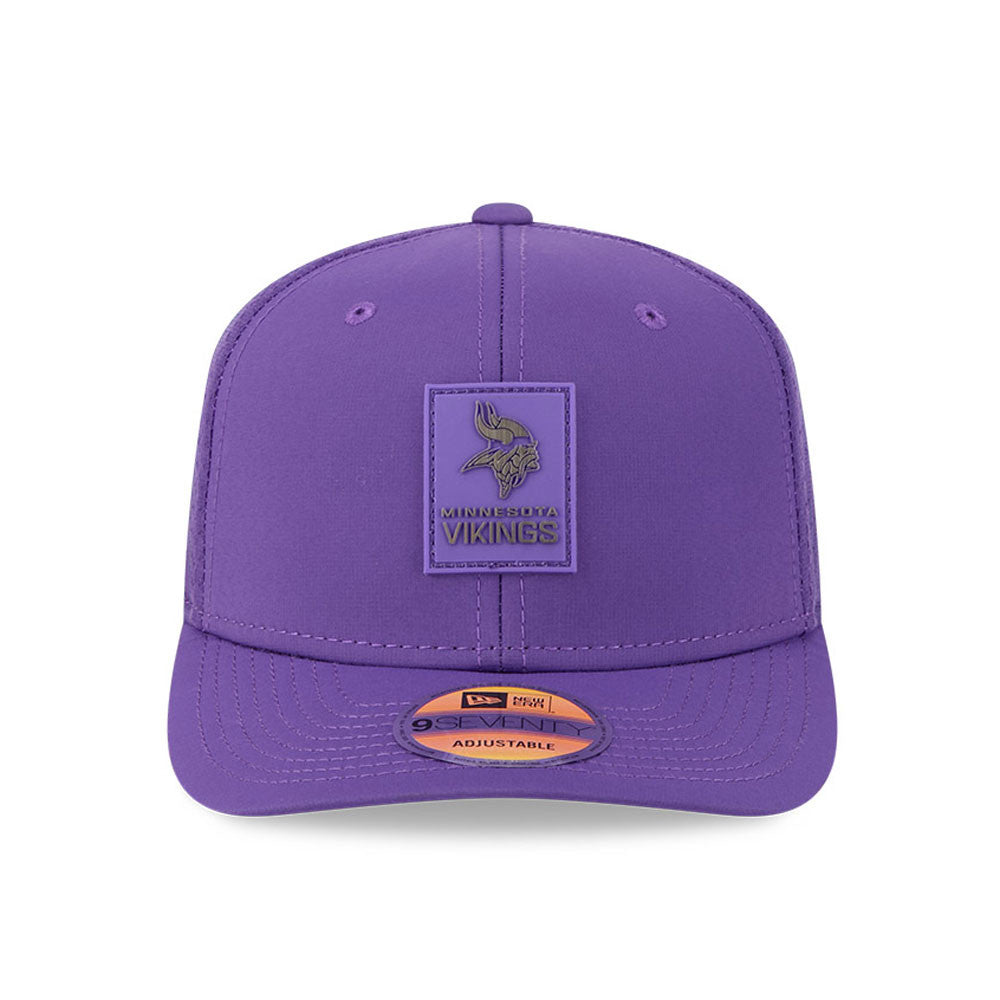 Men's Minnesota Vikings New Era Purple 2025 NFL Sideline Heat 9SEVENTY Adjustable Hat - Pro Jersey Sports