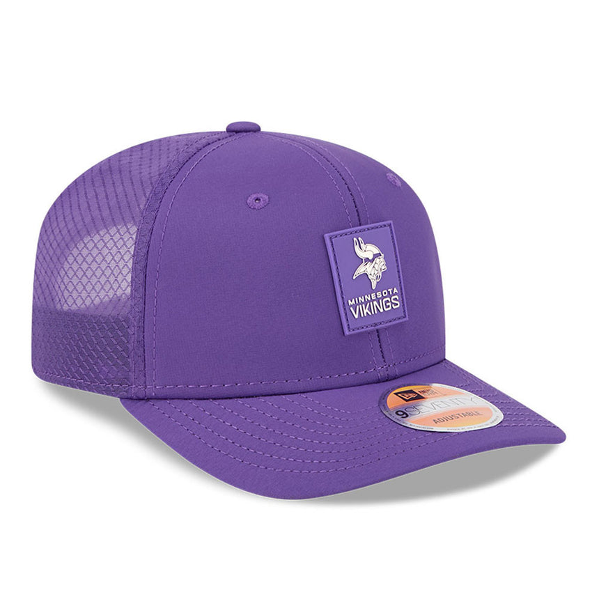 Men's Minnesota Vikings New Era Purple 2025 NFL Sideline Heat 9SEVENTY Adjustable Hat - Pro Jersey Sports