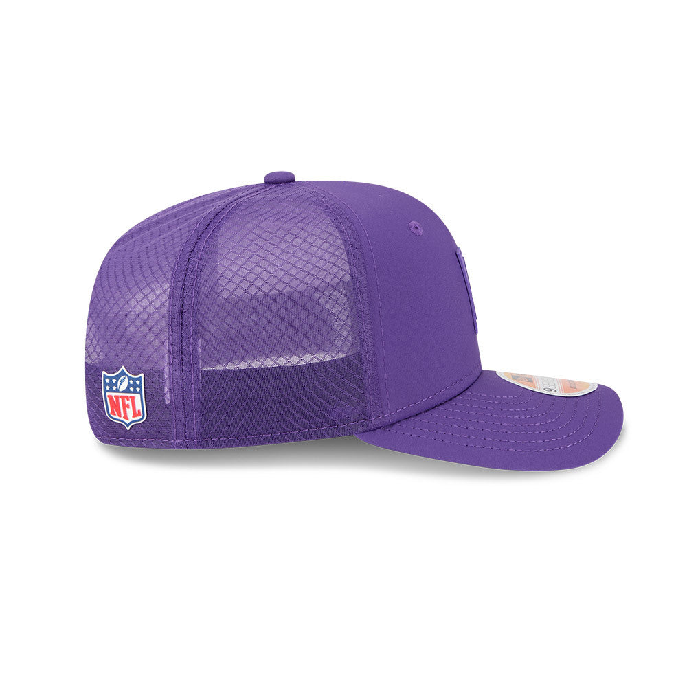 Men's Minnesota Vikings New Era Purple 2025 NFL Sideline Heat 9SEVENTY Adjustable Hat - Pro Jersey Sports