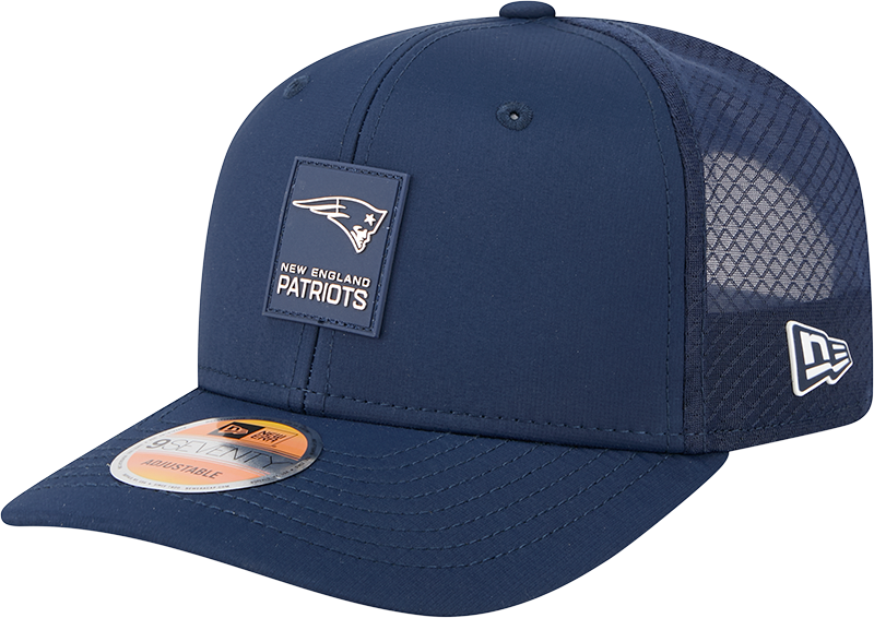 Men's New England Patriots New Era Navy 2025 Sideline 9SEVENTY Trucker Adjustable Hat - Pro Jersey Sports