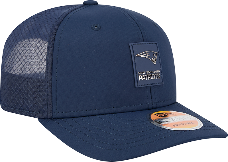 Men's New England Patriots New Era Navy 2025 Sideline 9SEVENTY Trucker Adjustable Hat - Pro Jersey Sports