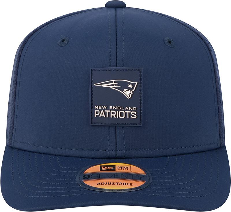 Men's New England Patriots New Era Navy 2025 Sideline 9SEVENTY Trucker Adjustable Hat - Pro Jersey Sports