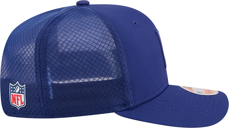 Men's NFL Logo New Era Royal 2025 Sideline 9SEVENTY Trucker Adjustable Hat - Pro Jersey Sports
