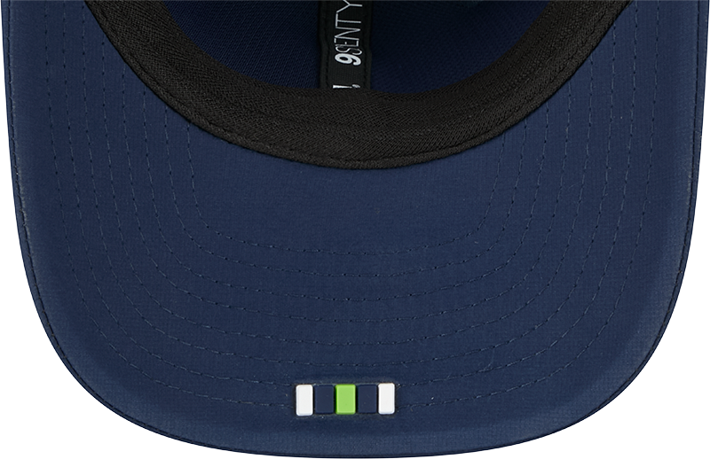 Men's Seattle Seahawks New Era Navy 2025 Sideline 9SEVENTY Trucker Adjustable Hat - Pro Jersey Sports