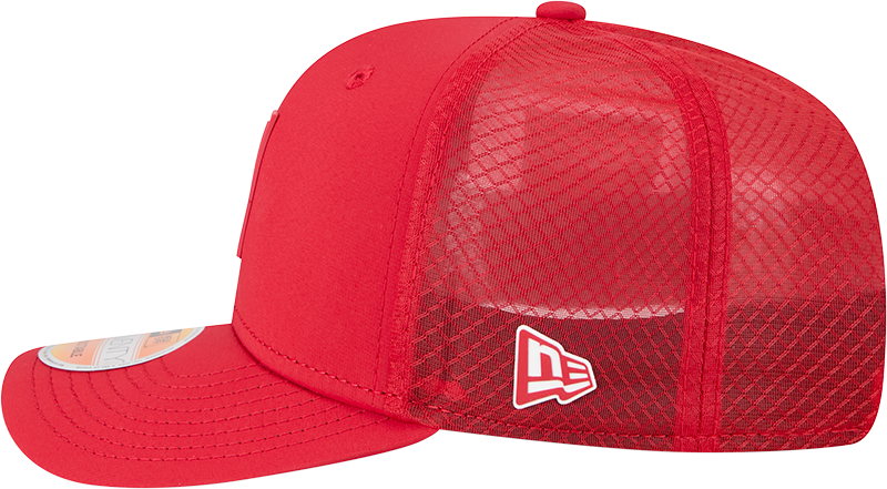 Men's Tampa Bay Buccaneers New Era Red 2025 Sideline 9SEVENTY Trucker Adjustable Hat - Pro Jersey Sports