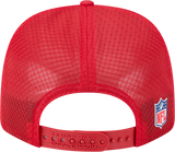 Men's Tampa Bay Buccaneers New Era Red 2025 Sideline 9SEVENTY Trucker Adjustable Hat - Pro Jersey Sports