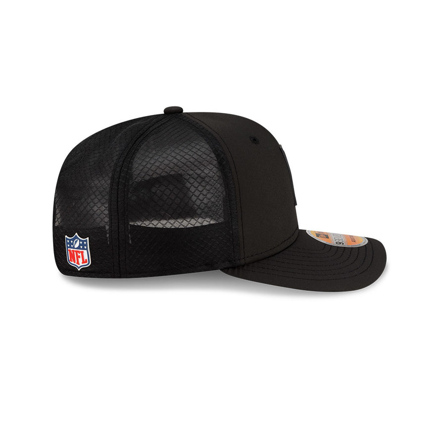 Men's Pittsburgh Steelers New Era Black 2025 NFL Sideline Heat 9SEVENTY Adjustable Hat - Pro Jersey Sports