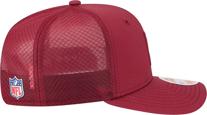 Men's Washington Commanders New Era Crimson 2025 Sideline 9SEVENTY Trucker Adjustable Hat - Pro Jersey Sports