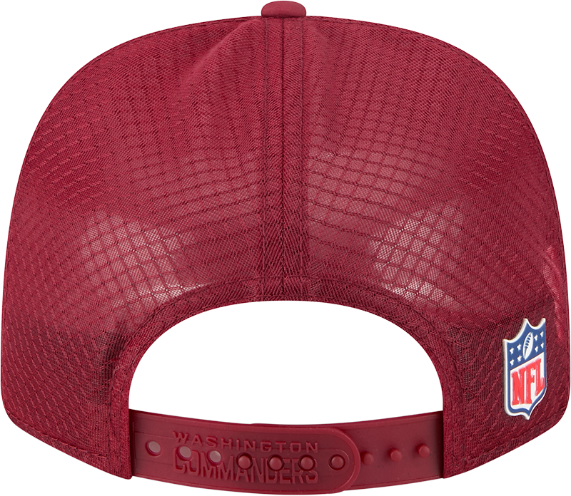 Men's Washington Commanders New Era Crimson 2025 Sideline 9SEVENTY Trucker Adjustable Hat - Pro Jersey Sports