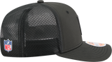 Men's Atlanta Falcons New Era Black 2025 Sideline 9SEVENTY Trucker Adjustable Hat - Pro Jersey Sports