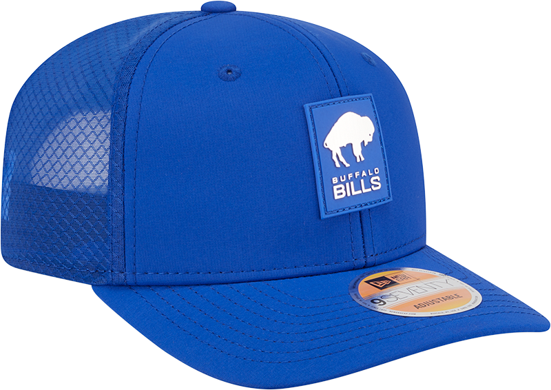 Men's Buffalo Bills New Era Royal 2025 Sideline 9SEVENTY Trucker Adjustable Hat - Pro Jersey Sports