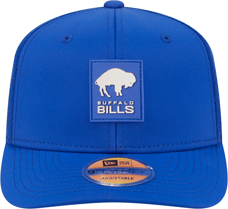 Men's Buffalo Bills New Era Royal 2025 Sideline 9SEVENTY Trucker Adjustable Hat - Pro Jersey Sports