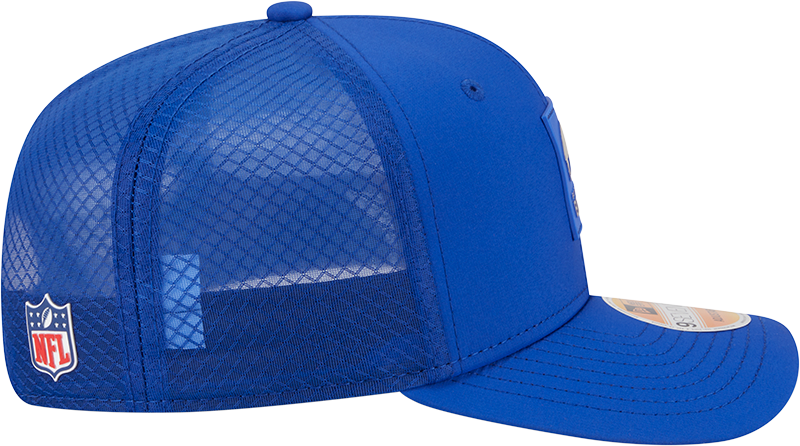 Men's Buffalo Bills New Era Royal 2025 Sideline 9SEVENTY Trucker Adjustable Hat - Pro Jersey Sports