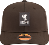 Men's Cleveland Browns New Era Brown 2025 Sideline Brownie 9SEVENTY Trucker Adjustable Hat - Pro Jersey Sports