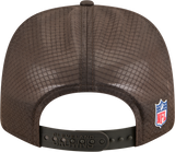 Men's Cleveland Browns New Era Brown 2025 Sideline Brownie 9SEVENTY Trucker Adjustable Hat - Pro Jersey Sports