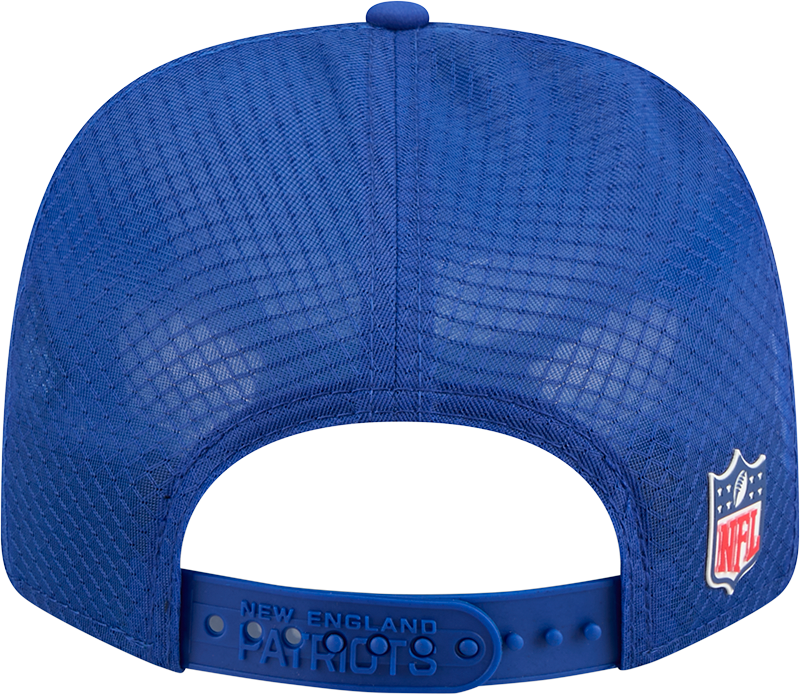 Men's New England Patriots New Era Royal 2025 Sideline 9SEVENTY Trucker Adjustable Hat - Pro Jersey Sports