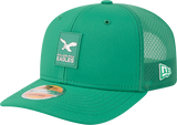 Men's Philadelphia Eagles New Era Kelly Green 2025 Sideline 9SEVENTY Trucker Adjustable Hat - Pro Jersey Sports