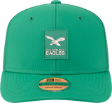 Men's Philadelphia Eagles New Era Kelly Green 2025 Sideline 9SEVENTY Trucker Adjustable Hat - Pro Jersey Sports