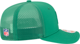 Men's Philadelphia Eagles New Era Kelly Green 2025 Sideline 9SEVENTY Trucker Adjustable Hat - Pro Jersey Sports