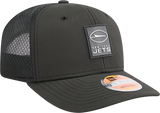 Men's New York Jets New Era Black 2025 Sideline 9SEVENTY Trucker Adjustable Hat - Pro Jersey Sports