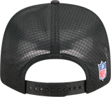 Men's New York Jets New Era Black 2025 Sideline 9SEVENTY Trucker Adjustable Hat - Pro Jersey Sports