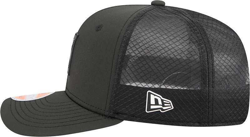Men's Philadelphia Eagles New Era Black 2025 Sideline 9SEVENTY Trucker Adjustable Hat - Pro Jersey Sports