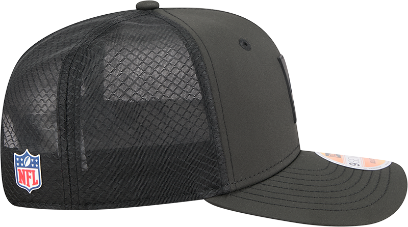 Men's Philadelphia Eagles New Era Black 2025 Sideline 9SEVENTY Trucker Adjustable Hat - Pro Jersey Sports