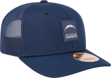 Men's Los Angeles Chargers New Era Navy 2025 Sideline 9SEVENTY Trucker Adjustable Hat - Pro Jersey Sports
