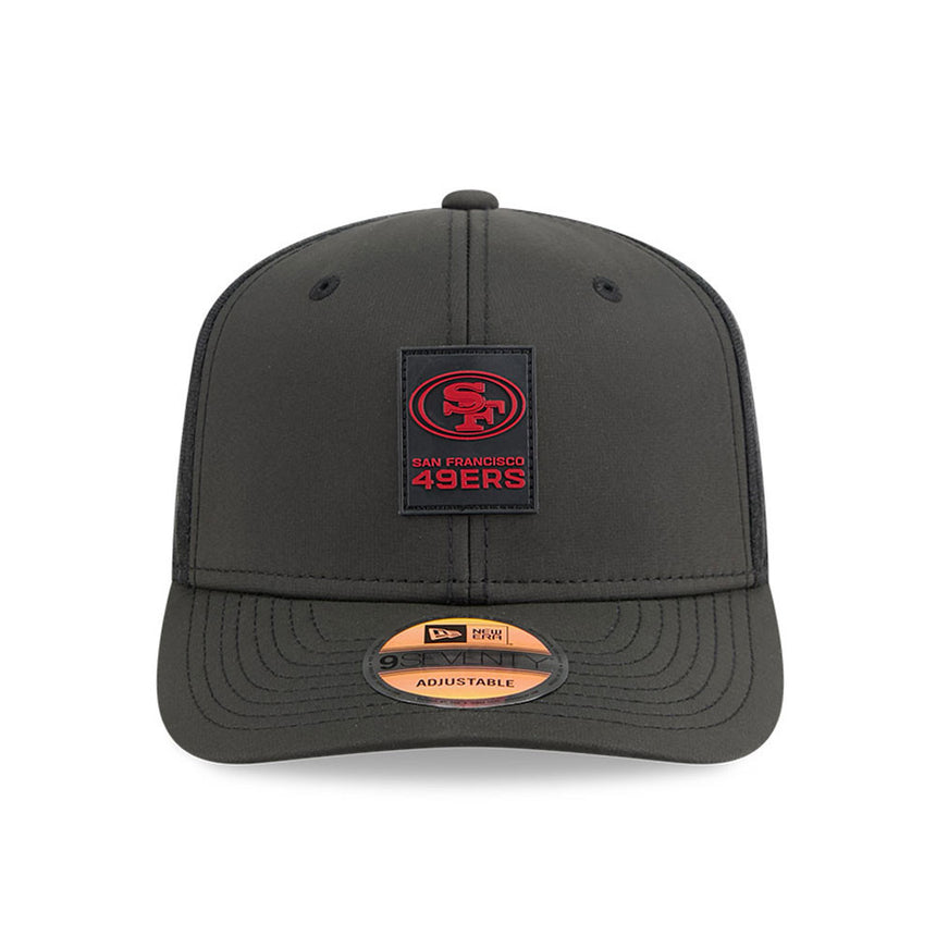 Men's San Francisco 49ers New Era Black 2025 NFL Sideline Heat 9SEVENTY Adjustable Hat - Pro Jersey Sports