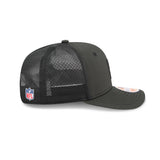 Men's San Francisco 49ers New Era Black 2025 NFL Sideline Heat 9SEVENTY Adjustable Hat - Pro Jersey Sports