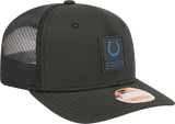 Men's Indianapolis Colts New Era Black 2025 Sideline 9SEVENTY Trucker Adjustable Hat - Pro Jersey Sports