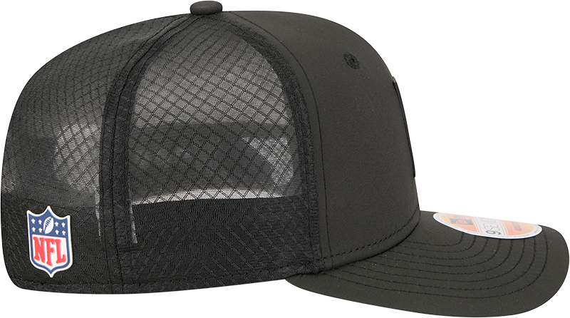 Men's Indianapolis Colts New Era Black 2025 Sideline 9SEVENTY Trucker Adjustable Hat - Pro Jersey Sports